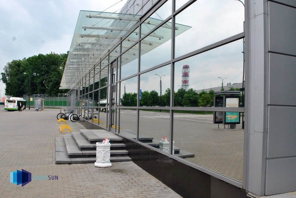 Тонировка витрин в современном магазине - glassun